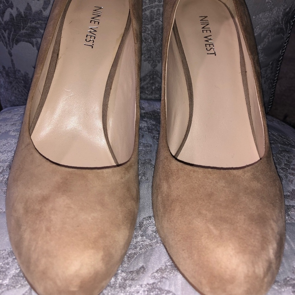Tan Suede Heels